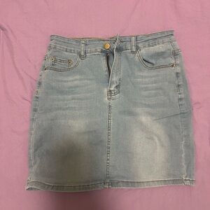 Denim Blue Women's Skirt